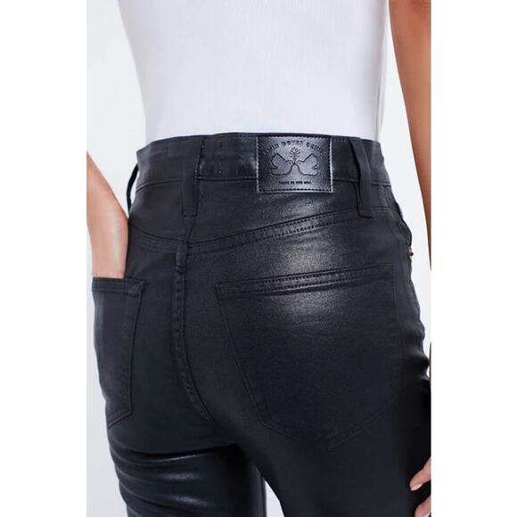 Tuckernuck Twin Doves Coated Black Tower High Pencil NWT Size 24 - Picture 5 of 12